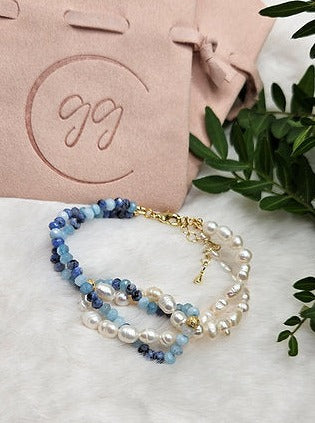 Bracelet - Lapis § Aigue-Marine